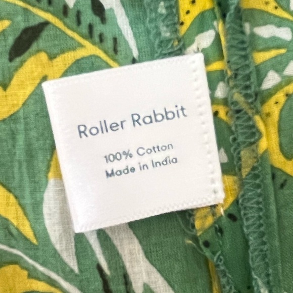 Roller Rabbit Green Zana Button-Down Maxi Dress - Picture 8 of 11